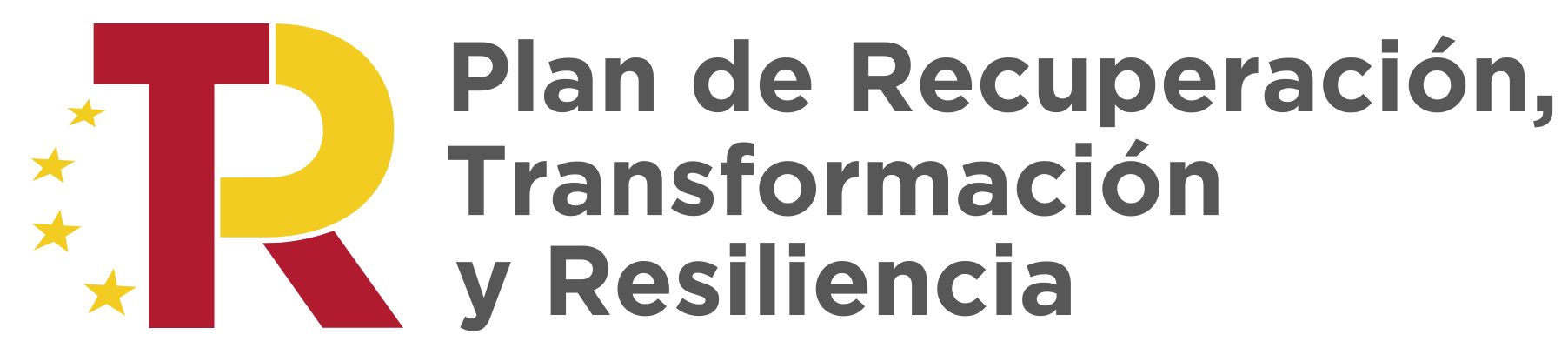 Logo plan de recuperación, transformación y resiliencia